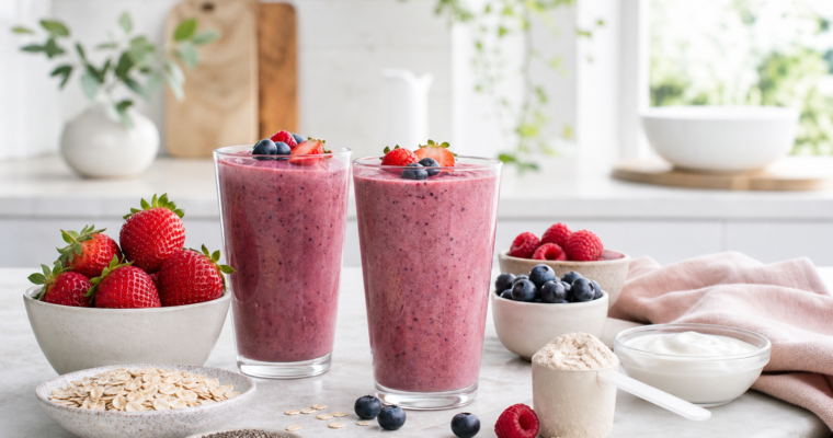 Herbalife Berry Smoothie Recipe for Breakfast