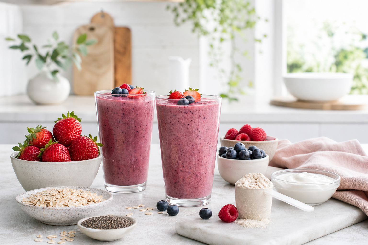 Herbalife Berry Smoothie Recipe for Breakfast