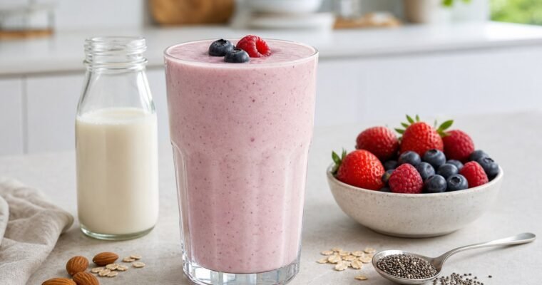 Herbalife Shake with Almond Milk: Easy Berry Recipe
