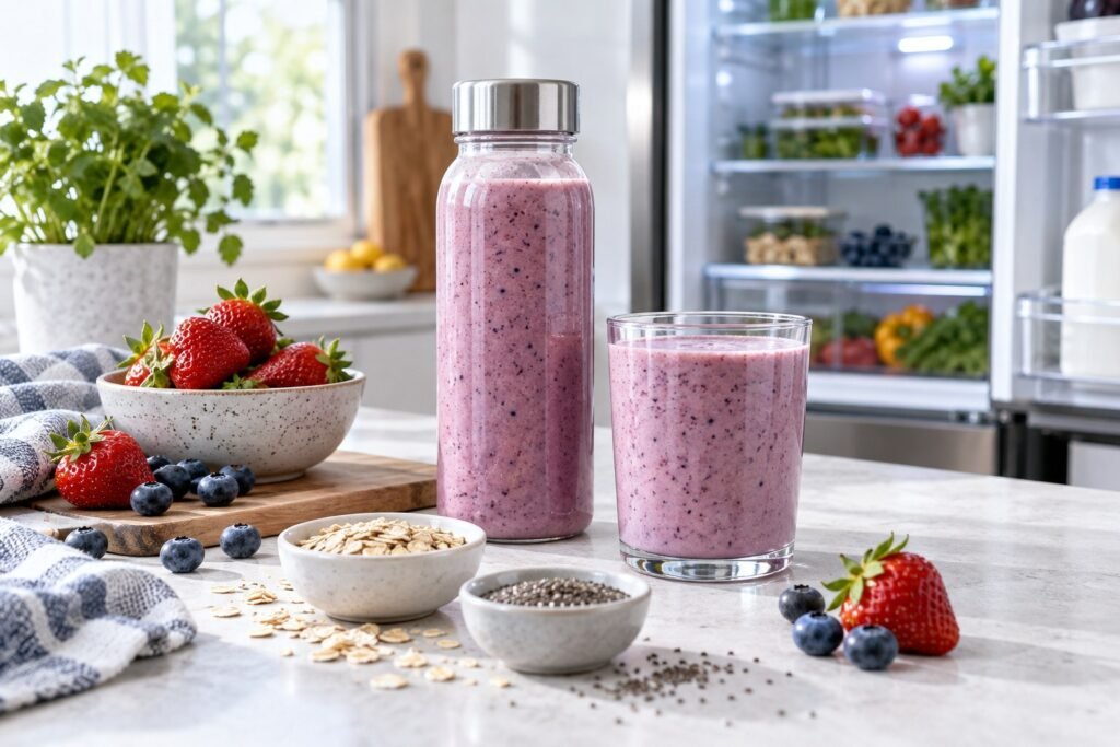 How long does a Herbalife shake last after mixing