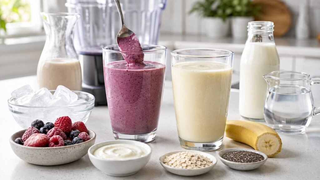 How to make a Herbalife shake thicker or thinner with simple ingredients
